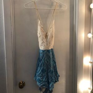 Open back romper